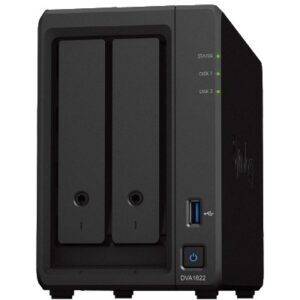 NAS Synology DVA1622 NVR për Mësim të Thellë 16CH