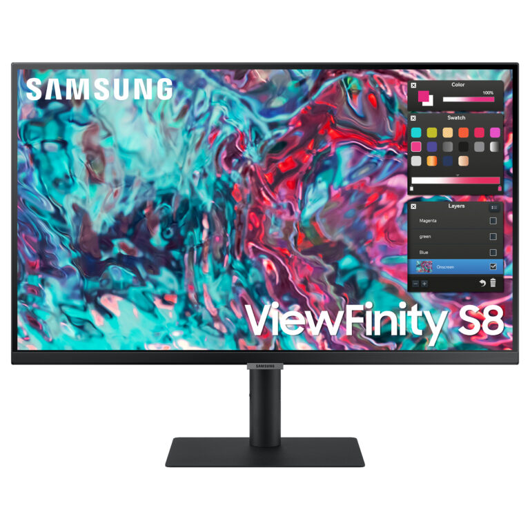 Monitor Samsung ViewFinity S8 S27B800TGU / 27"/ 4K Ultra HD IPS / LED / 60 Hz / 5 ms / HDMI+USB+HDCP - Zezë