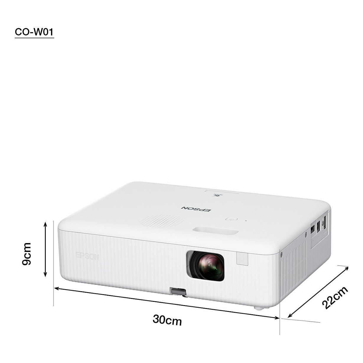 Projektor Epson CO‑W01 / 3LCD / 3000 ANSI Lumen / WXGA / HDMI+USB – Bardhë - Figura 4