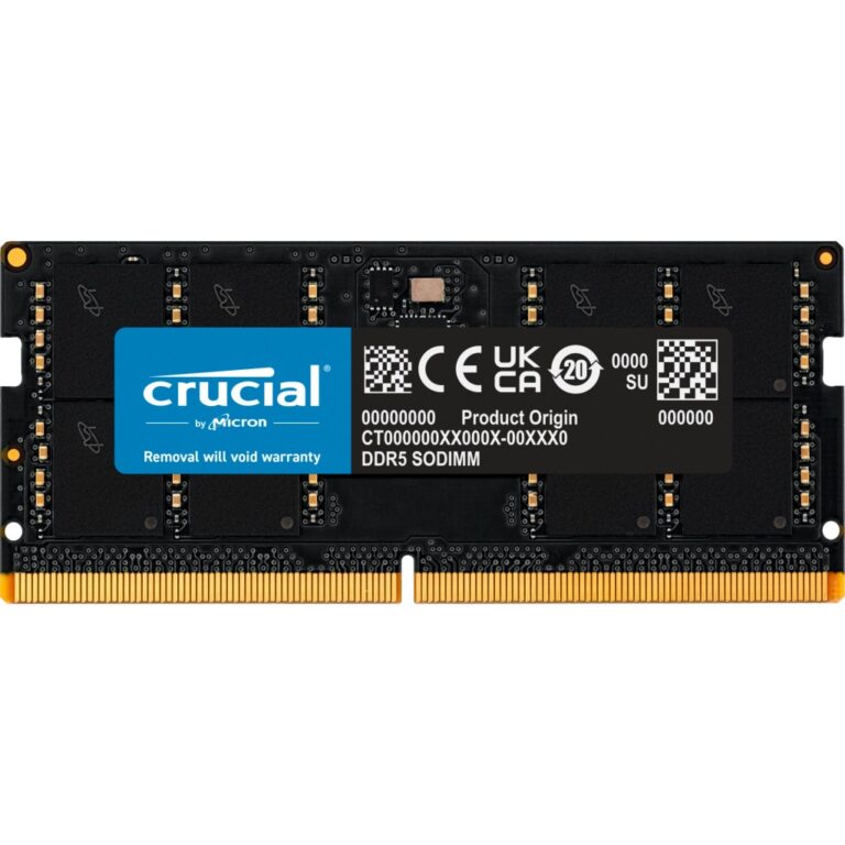 DDR4 SO 4800 32GB Crucial 32GB Modul CL40 - RAM Memorie
