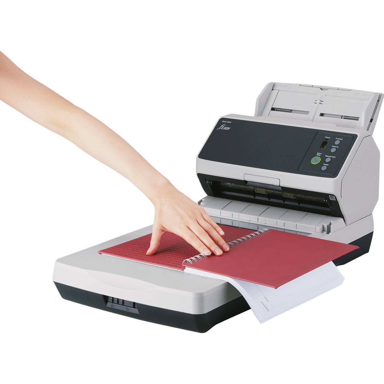 Skaner RICOH fi-8250 A4 Document Scanner with ADF Duplex & Flatbed USB 3.2 LAN - Bardhë - Figura 3