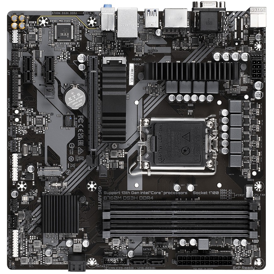Pllakë amë 1700 Gigabyte B760M DS3H DDR4 - Figura 5