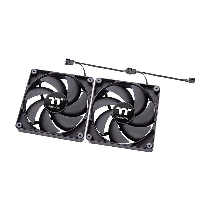 Ftohës për Kasë Thermaltake CT120 / 120mm / 2-Pack - Zezë - Figura 4