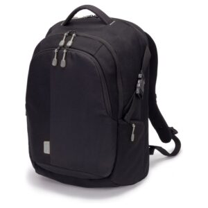 Çantë Dicota Backpack Eco / 15.6"  / Me çantë notebook të heqshme & mbulesë shiu – Zezë