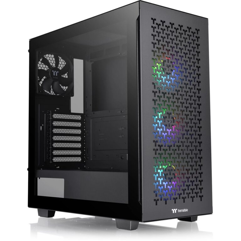 Kasë Thermaltake Tower V350 TG ARGB Air Midi ATX - Zezë