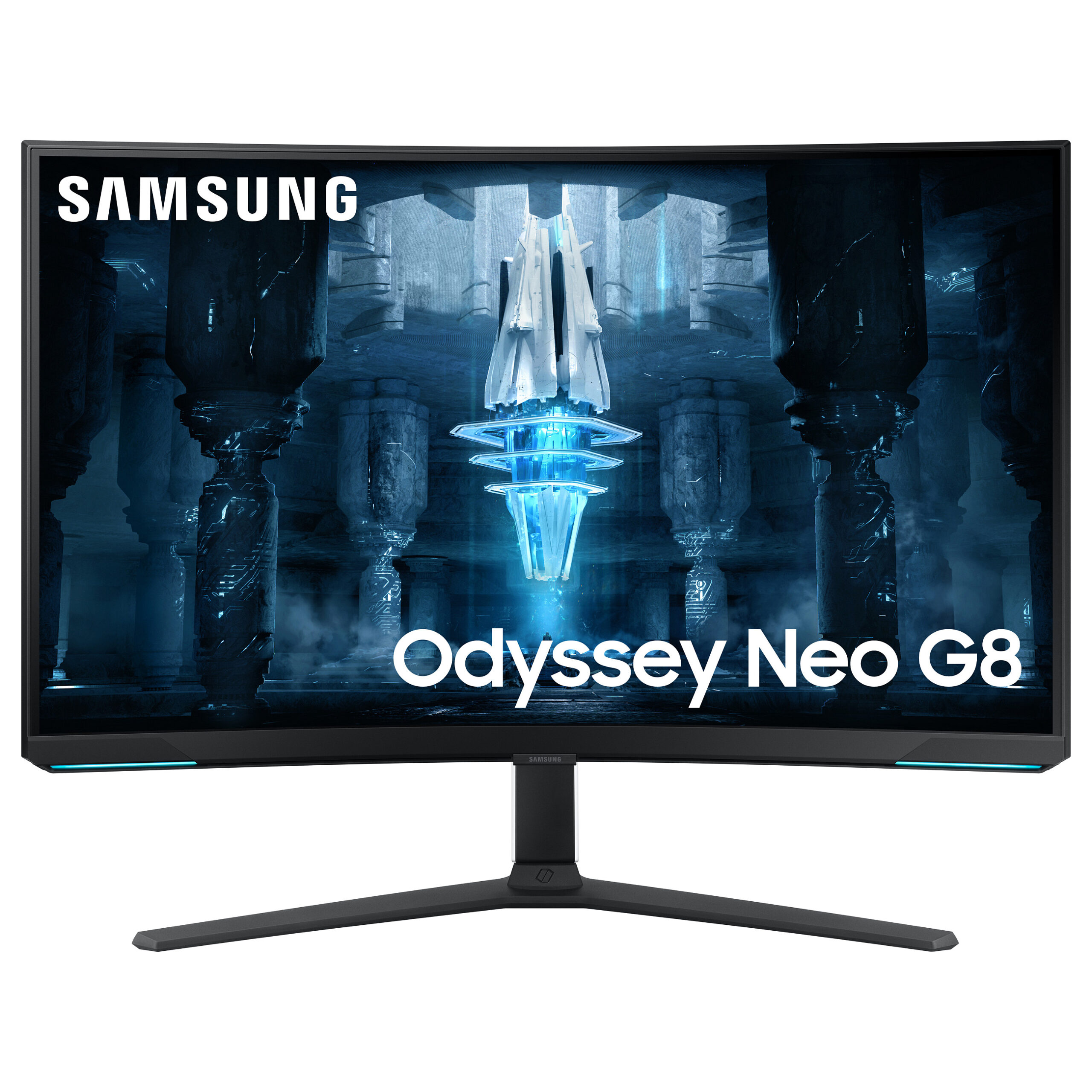 Monitor Gaming Samsung LS32BG850NPX / 32"/ 4K Ultra HD VA / LED / 240 Hz / 1 ms / HDMI+USB+DP+HDCP - Zezë/Bardhë