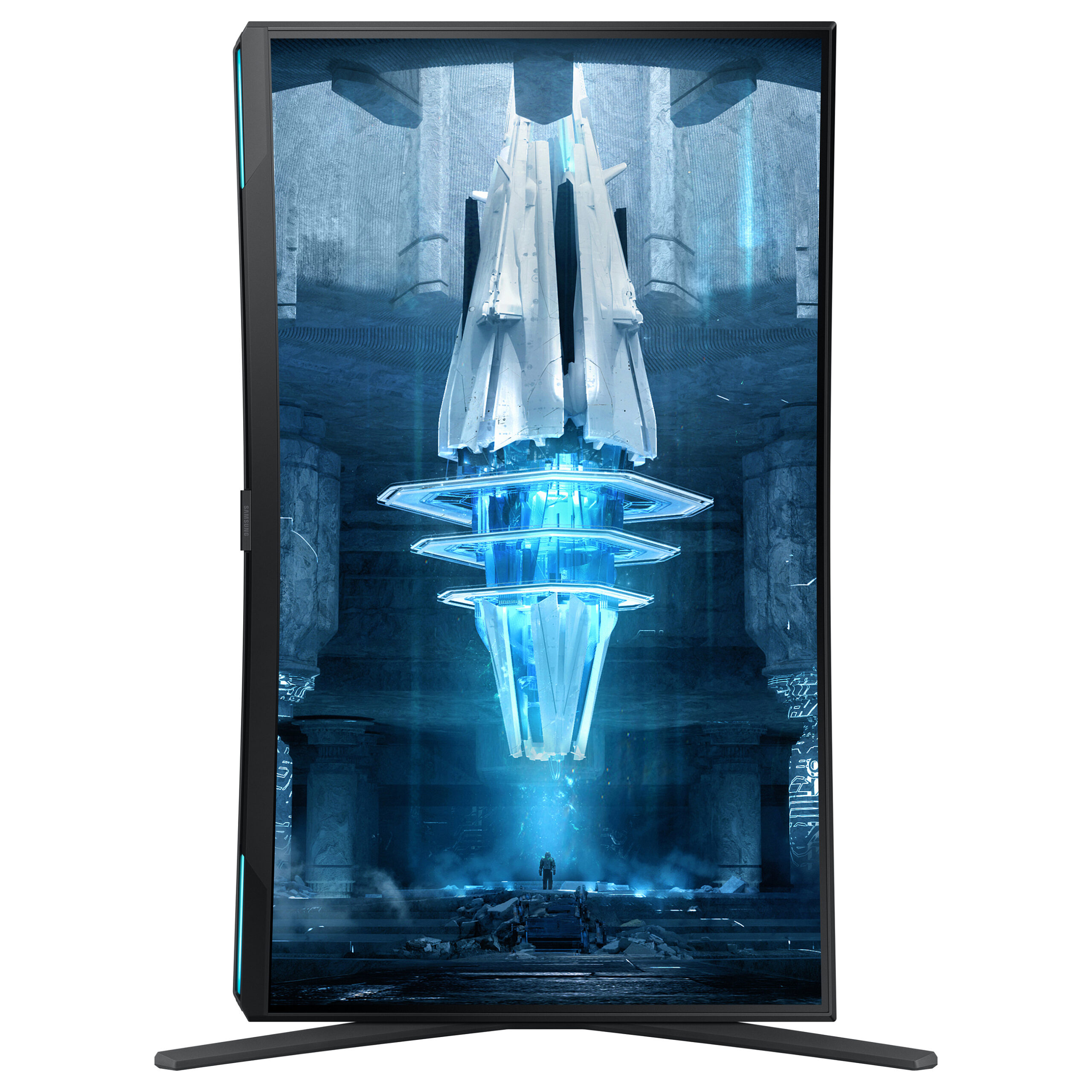 Monitor Gaming Samsung LS32BG850NPX / 32"/ 4K Ultra HD VA / LED / 240 Hz / 1 ms / HDMI+USB+DP+HDCP - Zezë/Bardhë - Figura 3