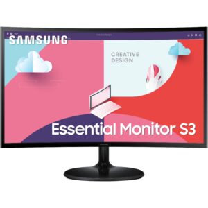 Monitor të Lakuar & UltraWide 68.6cm/27'' (1920x1080) Samsung C27F364EAU Essential 16:9 4ms 75Hz HDMI VGA Full HD Zi