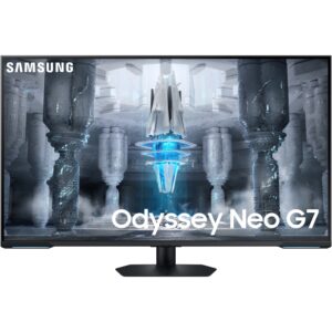 Monitor Gaming Samsung S43CG700NU Neo G7 / 43'' 4K Ultra HD 144Hz 1ms VA / HDMI, DisplayPort, Aux, USB-A 3.2 , RJ 45 / e zezë
