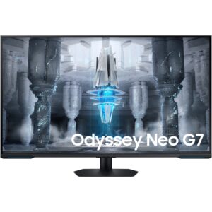 Monitor Gaming Samsung S43CG700NU Neo G7 / 43'' 4K Ultra HD 144Hz 1ms VA / HDMI, DisplayPort, Aux, USB-A 3.2 , RJ 45 / e zezë