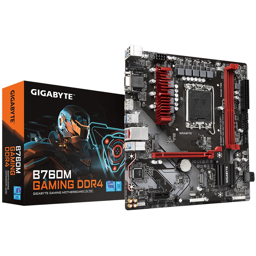 Pllakë Amë MB Intel Gigabyte B760M GAMING / Intel Socket 1700 / DDR4 / mATX