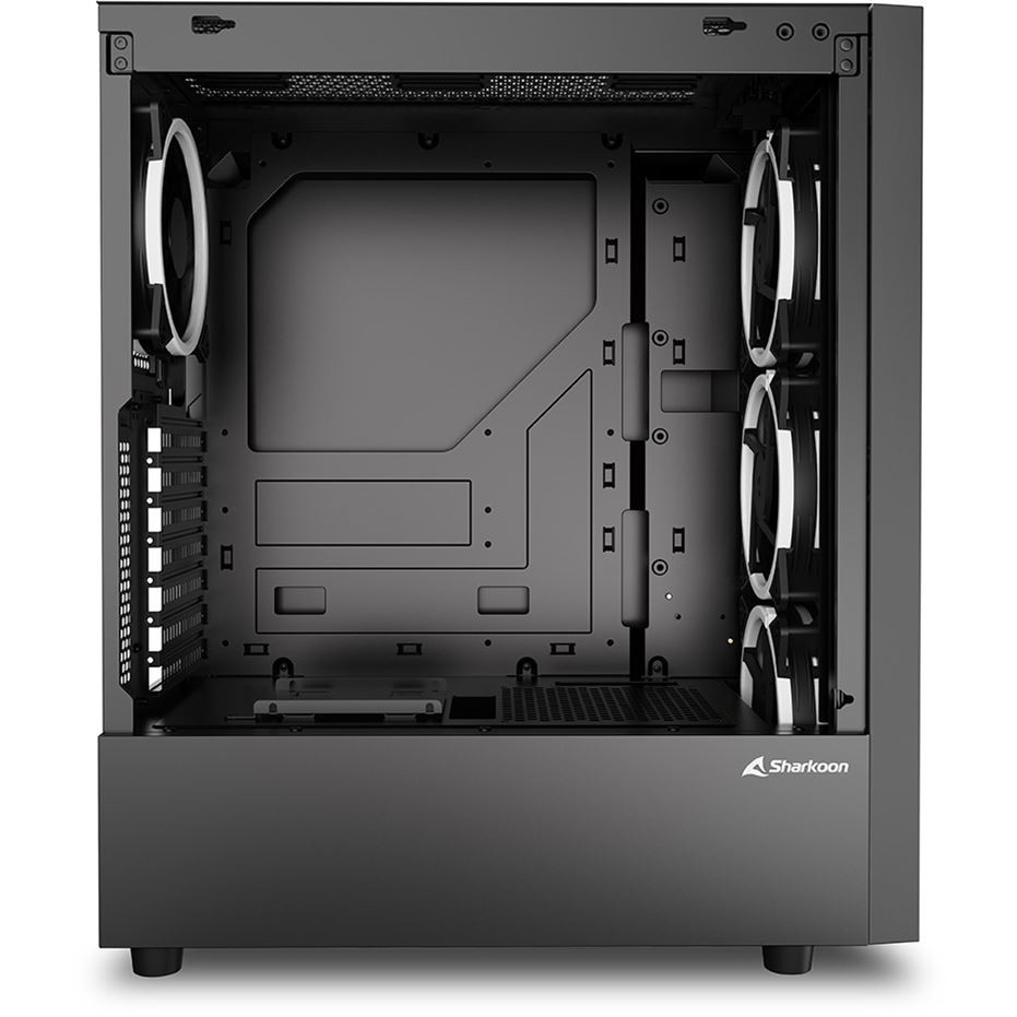 Kasë Sharkoon WAVE RGB Midi Tower - Zezë - Figura 5