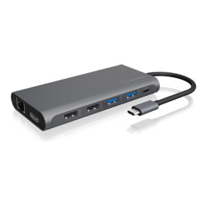 Docking Station ICY BOX IB-DK4050-CPD 12-in-1 /  USB-C / 100W PD