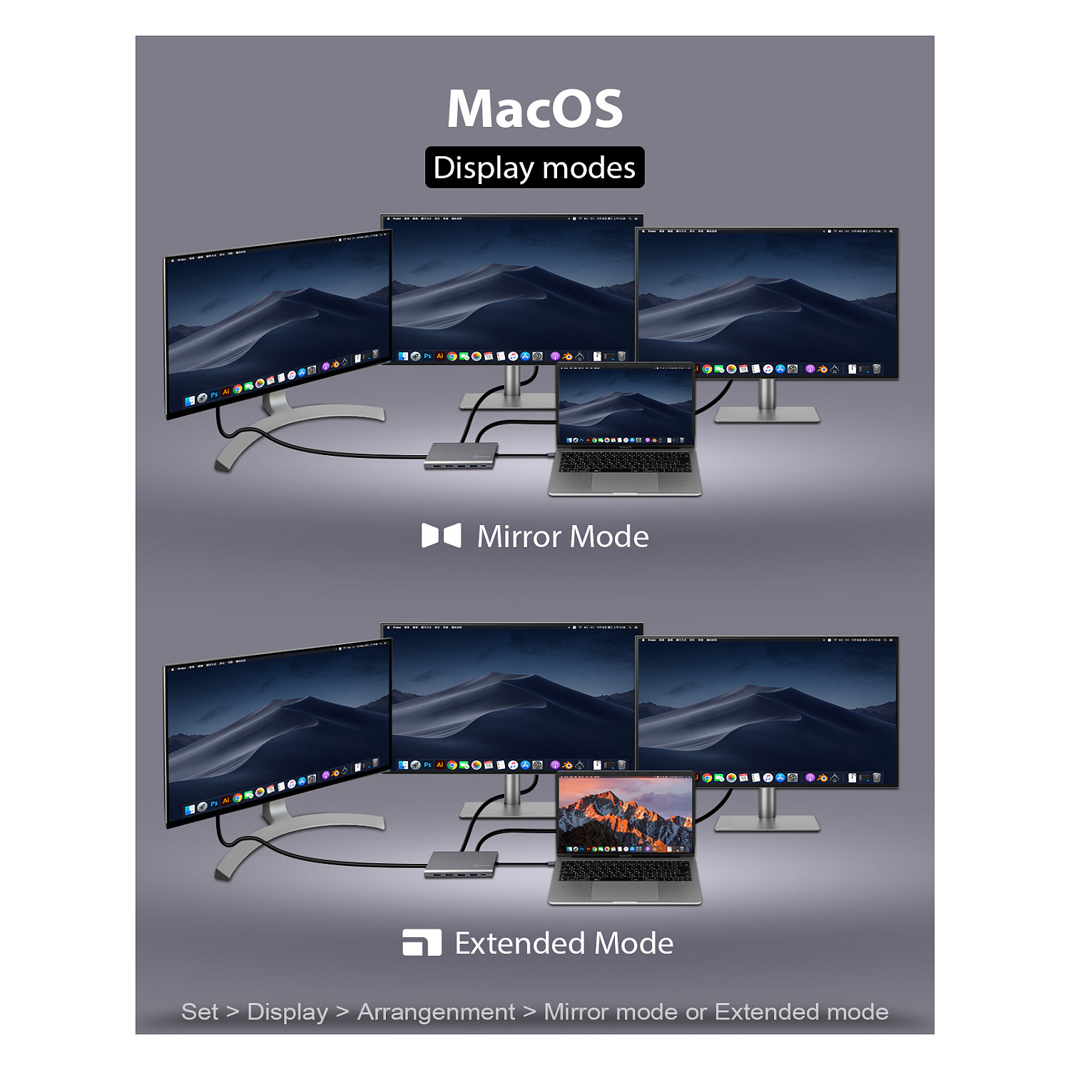 Docking Station ICY BOX IB-DK4050-CPD 12-in-1 / USB-C / 100W PD - Figura 2