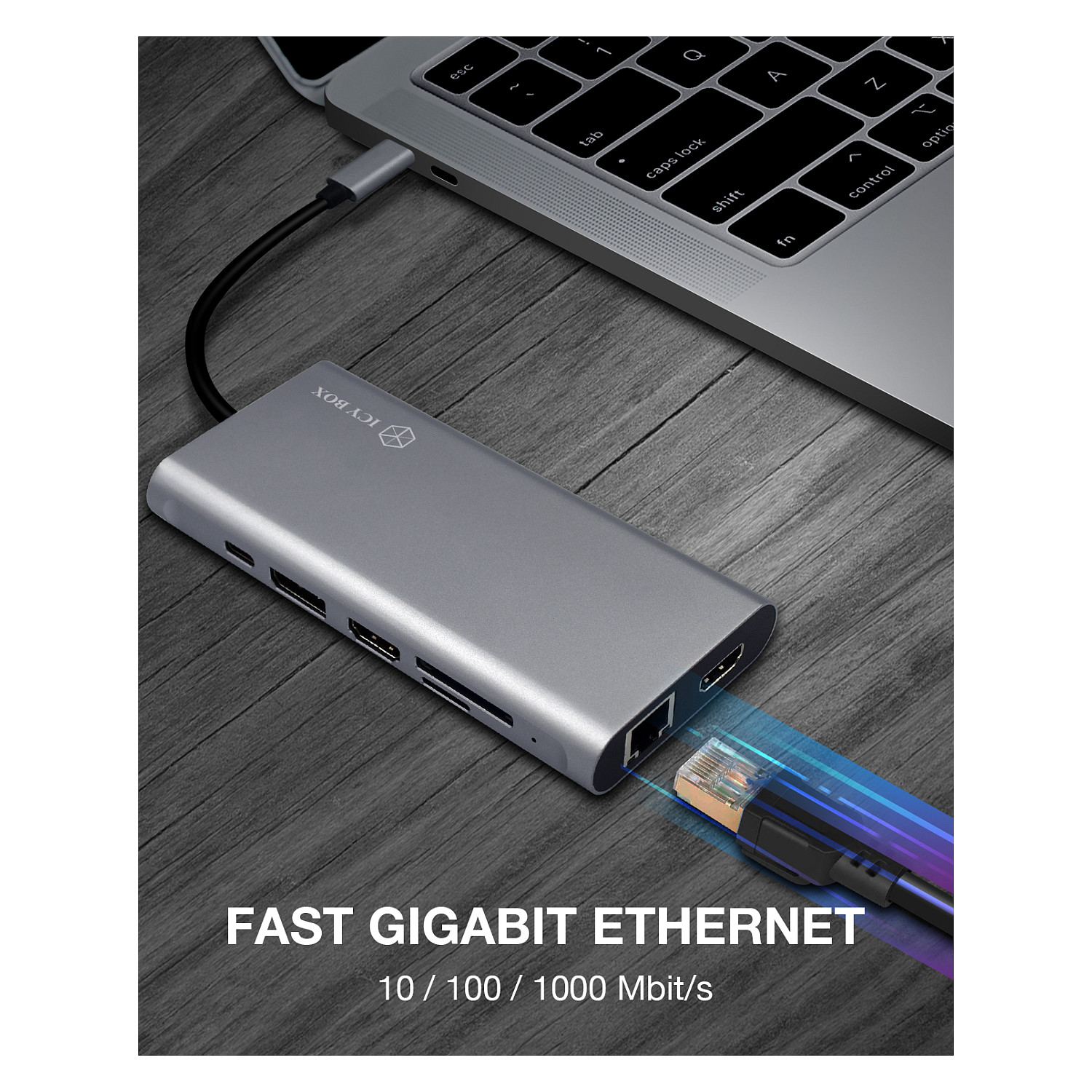 Docking Station ICY BOX IB-DK4050-CPD 12-in-1 / USB-C / 100W PD - Figura 5