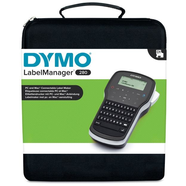 Printer Label Dymo LabelManager 280 / Tastierë QWERTZ / Set me çantë mbrojtëse - Figura 2
