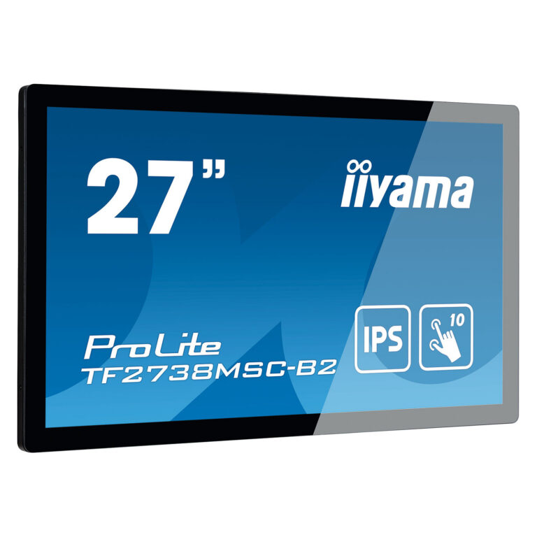 Monitor IIYAMA TF2738MSC-B2 / 27"/ Full HD IPS / LED / Touchscreen / 80 Hz / 5 ms / HDMI+USB+DVI+DP+HDCP - Zezë