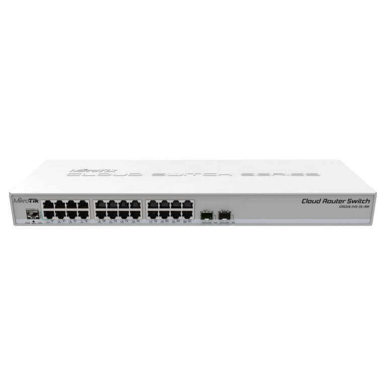 24+2P MikroTik CRS326-24G-2S+RM POE SFP+ M RM