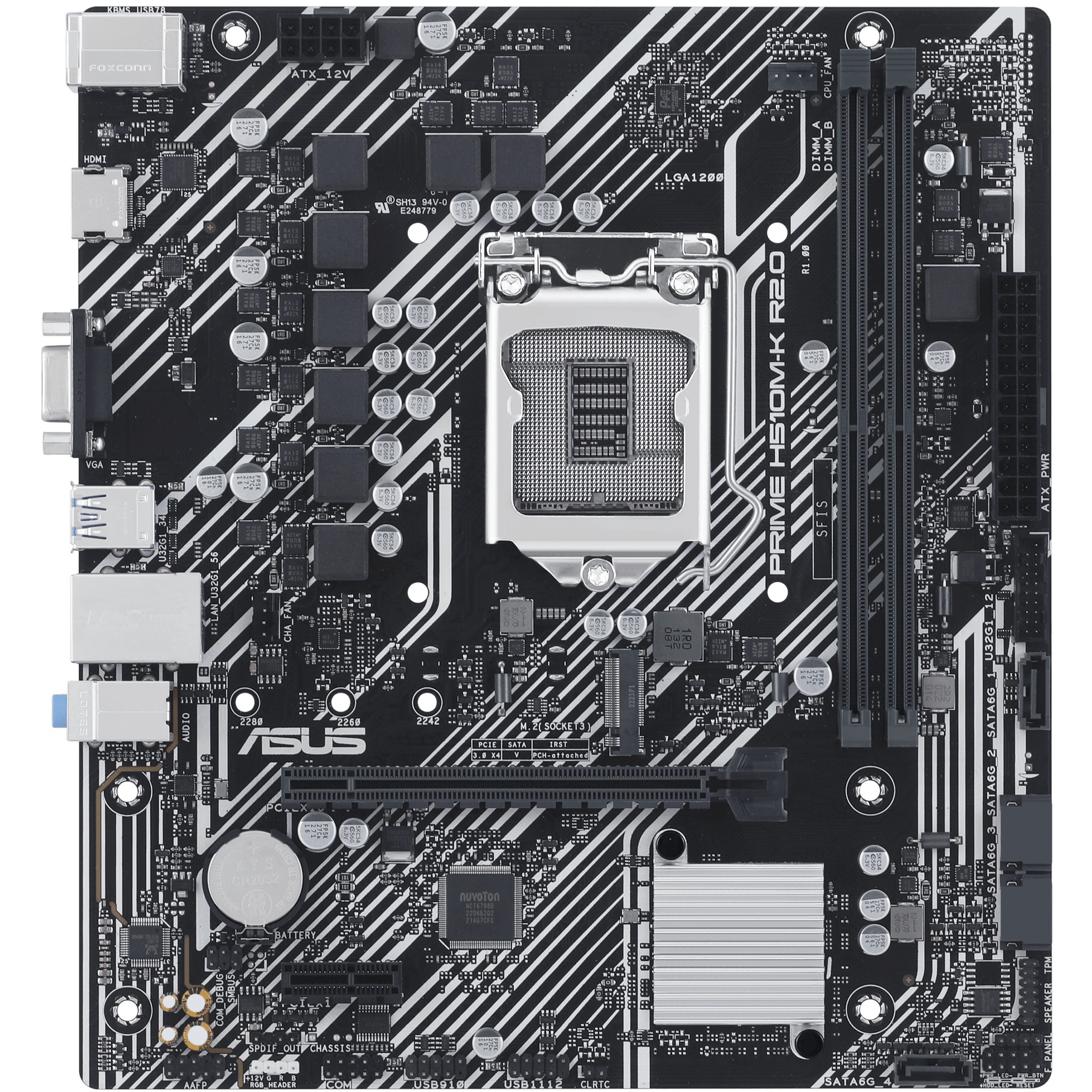 Pllakë Amë MB Intel 1200 ASUS PRIME H510M-K R2.0 - Figura 2