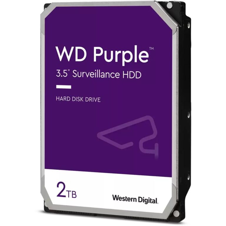 HDD të Brendshme 2TB WD WD23PURZ | SATA 6Gb/s | 5400rpm | 256MB Cache | 3.5" | 24x7 - Vjollcë