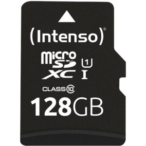 Kartë Memorie SD CARD 128GB Intenso 3424491 Micro - UHS-I