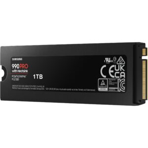 SSD të Brendshëm M.2 1TB Samsung 990 PRO Heatsink NVMe PCIe 4.0 x 4