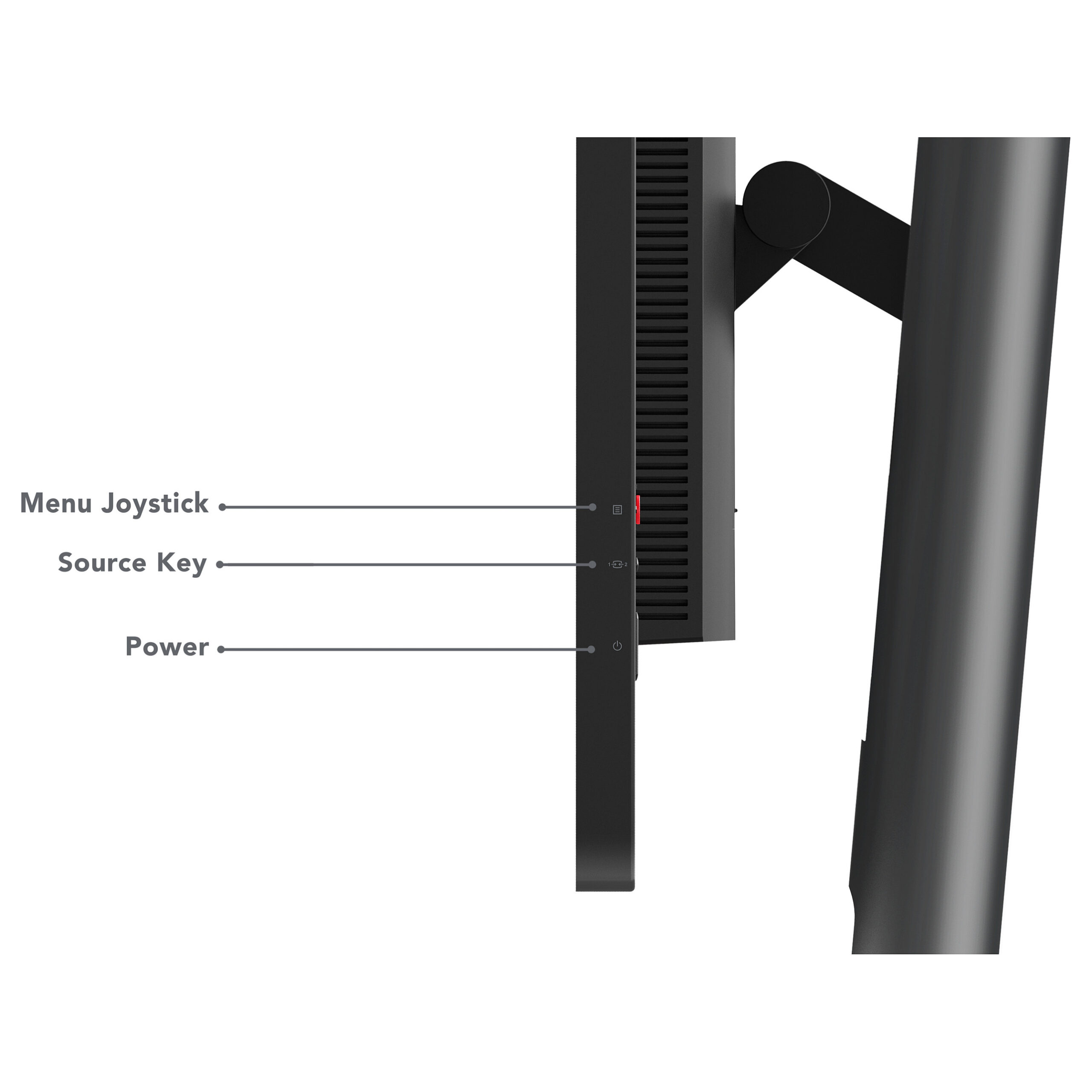 Monitor Lenovo ThinkVision P27h-30 / 27"/ Quad HD IPS / LCD / 60 Hz / 6 ms / HDMI+USB+DP - Zezë - Figura 3