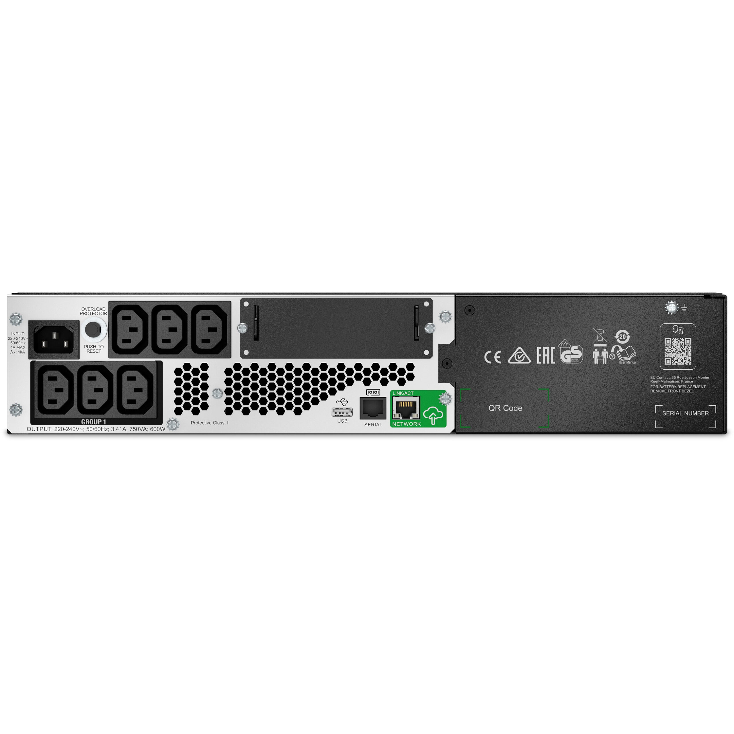 UPS APC Smart‑UPS SMTL750RMI2UC / Rack / Tower / 750VA / 600W / 2HE - Figura 2