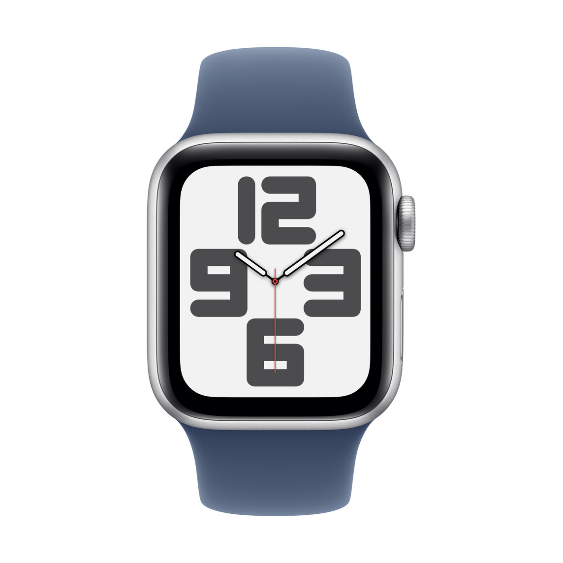 Apple Watch SE2 (2023) GPS 40mm Silver Aluminium Case with Sport Band M/L - Denim - Figura 2