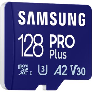 Kartë Memorie SD CARD 128GB Samsung PRO Plus microSD UHS-I U3 Full HD 4K UHD