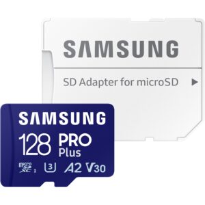 Kartë Memorie SD CARD 128GB Samsung PRO Plus microSD UHS-I U3 Full HD 4K UHD