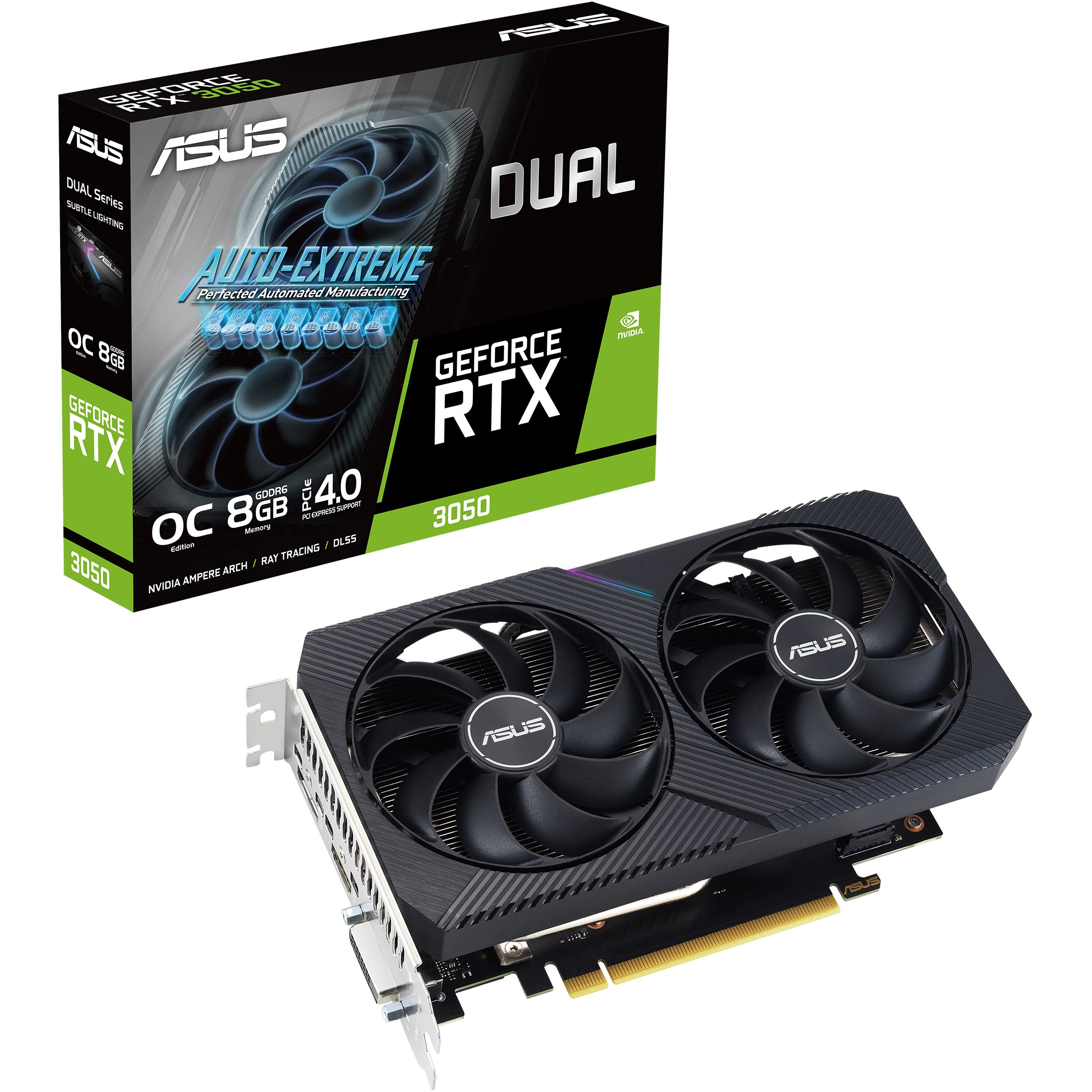 Kartelë Grafike NVIDIA RTX 3050 8GB ASUS Dual OC LHR V2 GDDR6 DUAL-RTX3050-O8G-V2 - Figura 5