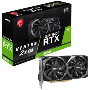 Kartelë Grafike Nvidia RTX 3050 8GB MSI Ventus 2X XS OC GDDR6