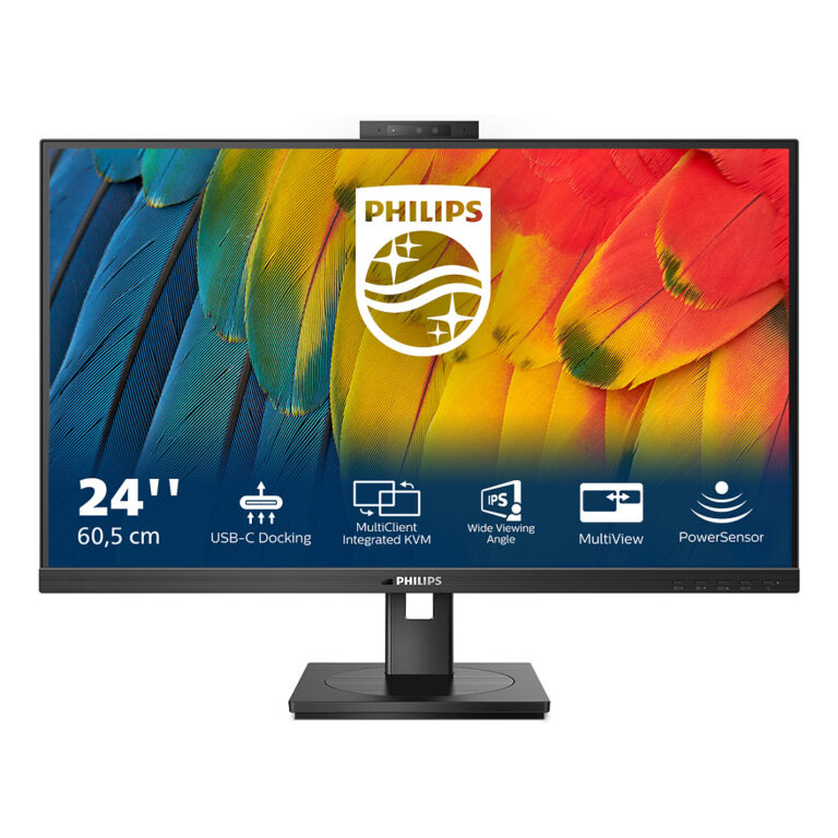 Monitor Philips 24B1U5301H / 23.8"/ Full HD IPS / LCD / 75 Hz / 4 ms / HDMI+DisplayPort+USB+HDCP - Zezë