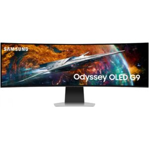 Monitor Gaming Samsung Odyssey OLED G9 S49CG954SU / 49 inch UWQHD  240Hz / 0.03ms /  LS Silver