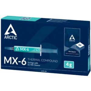 Pastë termike K Arctic MX-6 - 4 g + 6x Peceta pastruese