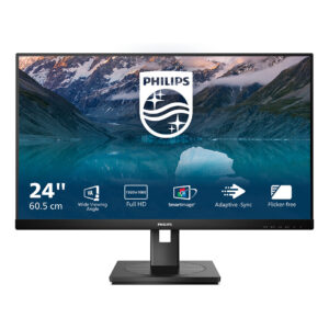 Monitor Philips 242S9JML / 24"/ Full HD VA / LCD / 75Hz / 4ms / USB-B + DVI + VGA + USB-A + HDMI + DisplayPort + HDCP - Zezë