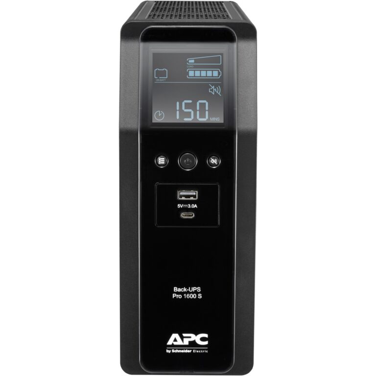 UPS APC Back‑UPS Pro 1600S BR1600SI / 1600VA / 960W / Line‑Interactive / AVR / LCD