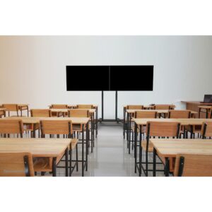 Mbajtëse për TV Dual screen adapter (42"-65") total max. 100kg opt. for FL55-875BL1 + WL55-875BL1 Neomounts Black