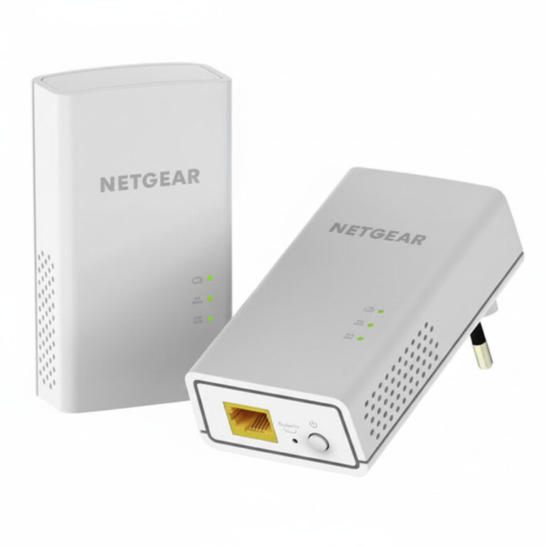 Powerline Netgear / PLW1000 / Gigabit Ethernet + WLAN / Dual‑Band 2.4 & 5 GHz / Set