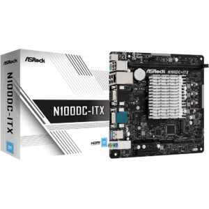Pllakë Amë MB Intel N100 ASROCK DC-ITX Q-Core mATX D3 retail