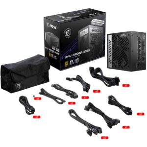 Furnizues Energjie PSU 1000W MSI MPG A1000G PCIE5 80 + Gold