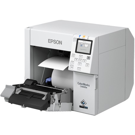 Printer Label Color Epson CW-C4000e (BK) / USB LAN / 1200dpi / 102 mm/sec - Bardhë - Figura 4