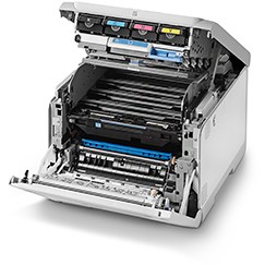 Printer LED Color OKI C650DN / A4 / Duplex / USB LAN / 1200dpi / 35ppm / AirPrint - Bardhë - Figura 3