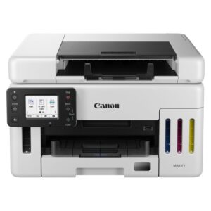 Printer Multifunksional Inkjet Canon MAXIFY GX6550 / 3-in-1 / A4 / LAN WLAN / Duplex DADF - Bardhë / Zezë