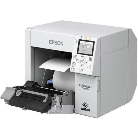 Printer Label Color Epson CW-C4000e (MK) / USB LAN Wi-Fi / 1200dpi - Bardhë - Figura 2