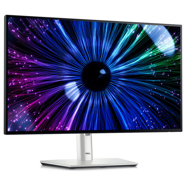 Monitor Dell UltraSharp 24 U2424HE / 23.8"/ Full HD IPS LCD / 120Hz / 5ms / DP+HDMI+USB-C - Argjendi/Zezë