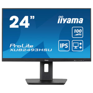 Monitor iiyama ProLite XUB2493HSU-B6 / 23.8"/ Full HD IPS / LED / 100Hz / 1ms / HDMI + DisplayPort + HDCP + USB - Zezë
