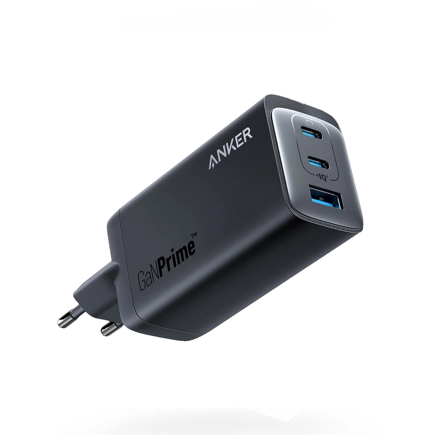 Aksesorë për telefon Anker 737 Charger (GaNPrime 2)120W USB-C Fast Charger with 2x USB-C & 1x USB-A – Zezë