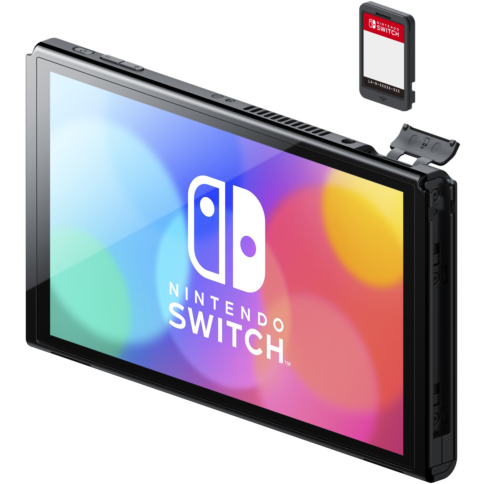 Nintendo Switch OLED - Kuqe / Blu - Figura 3